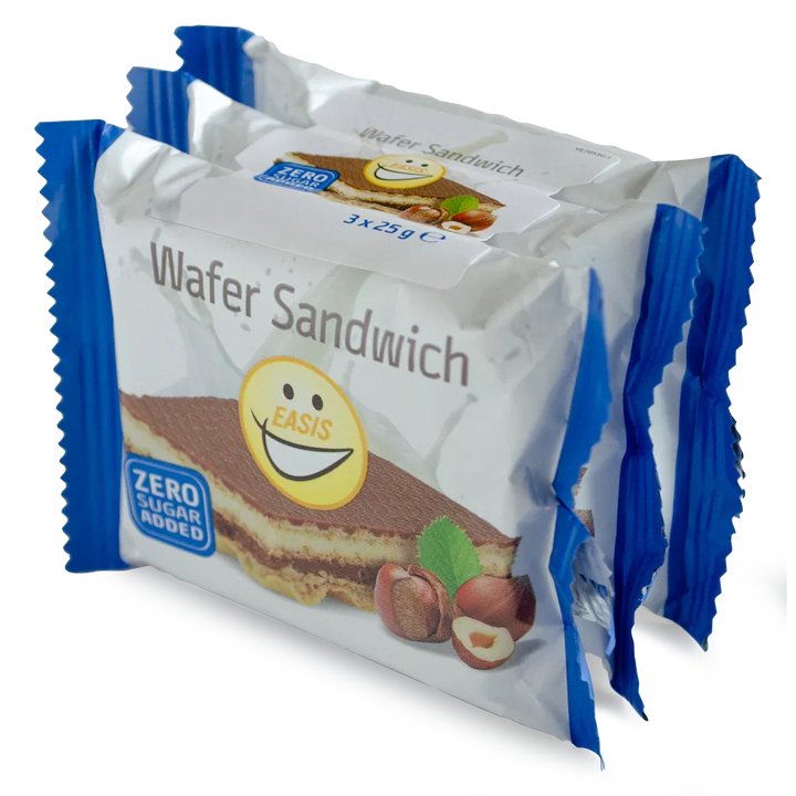 EASIS Wafer Sandwich - Hazelnut (3 x 25 g)