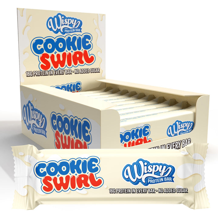 Wispy Eiwitreep - Cookie Swirl (10 x 55 g) - OBS! BBD 9/11-26