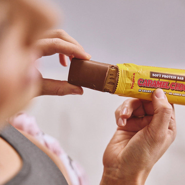 Barebells Soft Eiwitreep (55 g) - Caramel Choco