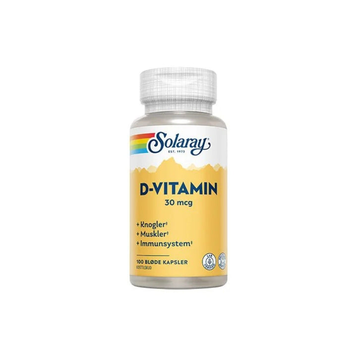 Solaray Vitamine D 30 mcg (100 capsules)