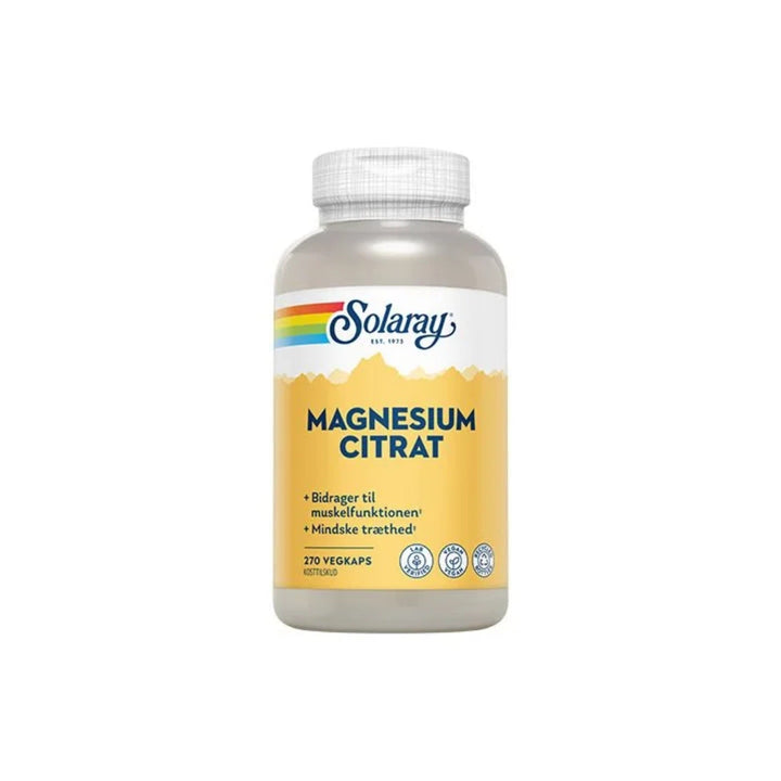 Solaray Magnesium Citrat (180 capsules)